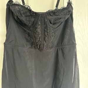 Urban Outfitters Black corset mini dress